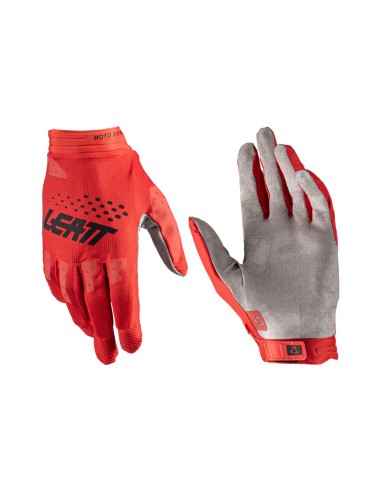 LEATT RĘKAWICE MOTO 2.5 X-FLOW GLOVE RED KOLOR CZERWONY ROZMIAR S