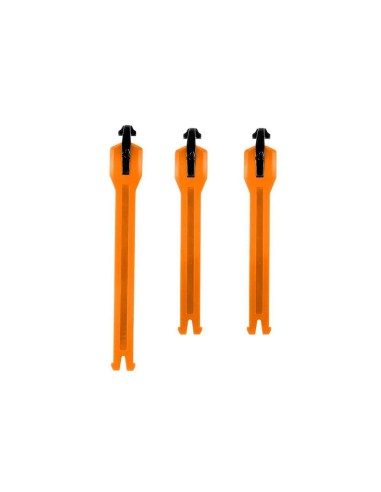 LEATT ZESTAW PASKÓW DO BUTÓW CROSS 3.5 STRAP KIT 3-PCS ORANGE KOLOR POMARAŃCZOWY (CZĘŚCI ZAMIENNE)