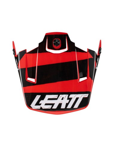 LEATT DASZEK/VISOR DO KASKU MOTO 3.5 V22 RED KOLOR CZERWONY/CZARNY ROZMIAR XS-S (CZĘŚCI ZAMIENNE)