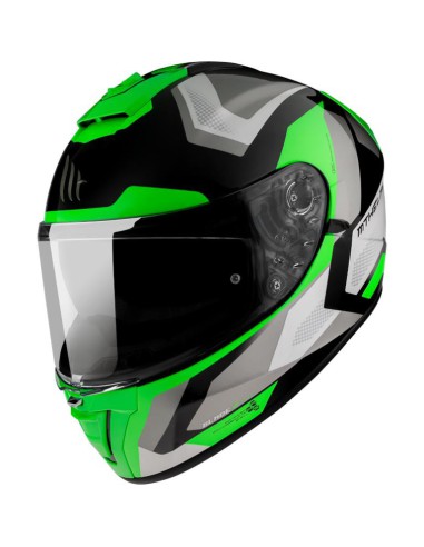 MT WYPRZEDAŻ KASK INTEGRALNY Z BLENDĄ BLADE 2 SV FINISHLINE D6 GLOSS PEARL FLUOR GREEN KOLOR CZARNY/SZARY/ZIELONY ROZMIAR XS