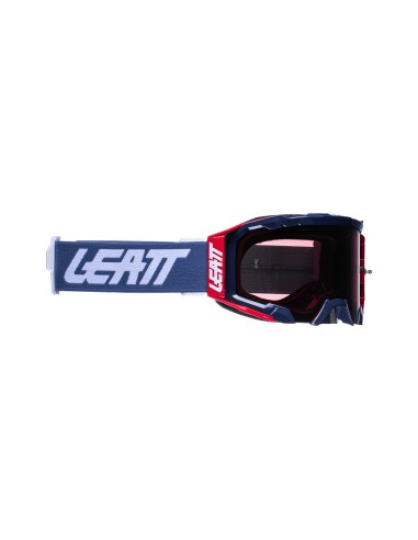 LEATT GOGLE VELOCITY 5.5 GOGGLE GRAPHENE ROSE UC 32% - KOLOR GRANATOWY/CZERWONY SZYBKA DYMIONE LUSTRO RÓŻOWE ZŁOTO