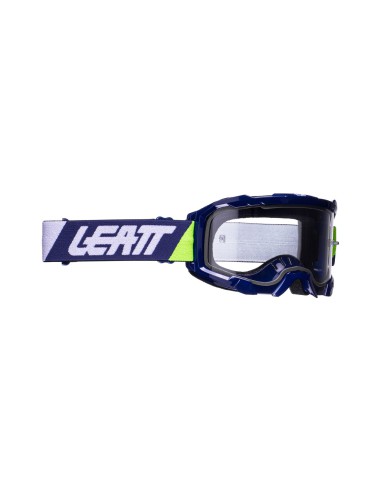 LEATT GOGLE VELOCITY 4.5 GOGGLE BLUE CLEAR 83% - KOLOR GRANATOWY/BIAŁY SZYBKA PRZEŹROCZYSTA