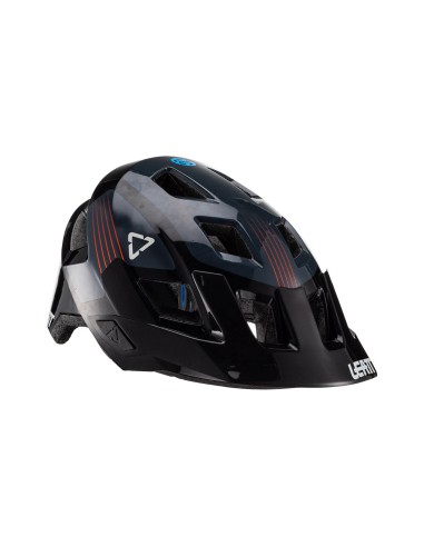 LEATT KASK ROWEROWY (DZIECIĘCY) MTB ALLMTN 1.0 JUNIOR V22 HELMET BLACK KOLOR CZARNY/GRANATOWY ROZMIAR XS (50-54 cm)