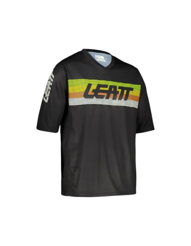 LEATT KOSZULKA ROWEROWA MTB ENDURO 3.0 JERSEY BLACK KOLOR CZARNY ROZMIAR S