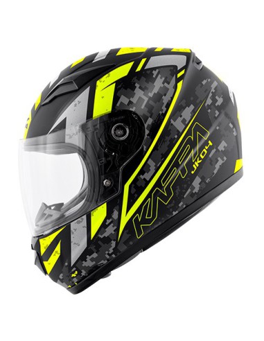 KAPPA KASK KJ04 BOOM PROX JUNIOR INTEGRALNY CZARNY / ŻÓŁTY MATT S/50