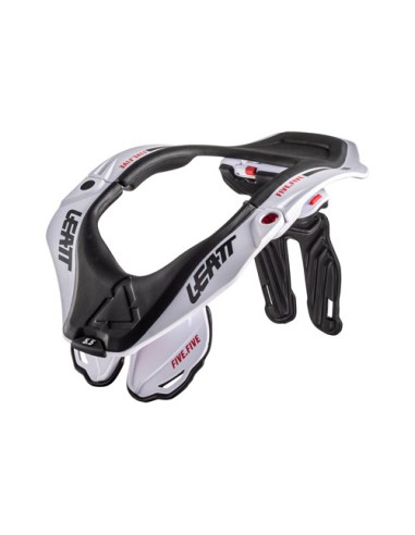 LEATT OCHRANIACZ SZYI 5.5 NECK BRACE WHITE KOLOR BIAŁY/CZARNY ROZMIAR S/M