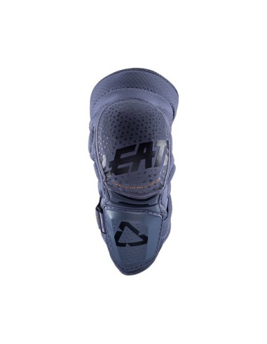 LEATT NAKOLANNIKI OCHRANIACZE KOLAN 3DF HYBRID KNEE AND SHIN GUARD FLINT KOLOR SZARY ROZMIAR S/M