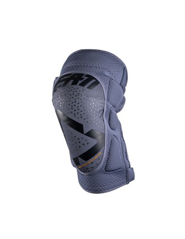 LEATT NAKOLANNIKI OCHRANIACZE KOLAN 3DF 5.0 ZIP KNEE GUARD FLINT KOLOR SZARY ROZMIAR S/M