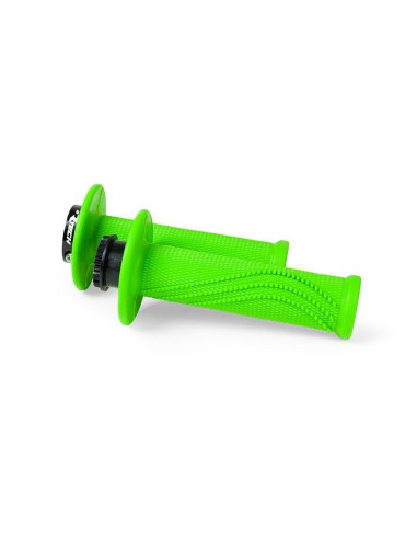 RACETECH (RTECH) MANETKI R20 LOCK-ON (22+25MM) KOLOR ZIELONY NEON + 8 ADAPTERÓW ROLGAZU