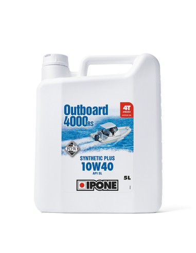 IPONE OUTBOARD 4000 RS 10W40 4T OLEJ SILNIKOWY PÓŁSYNTETYK 5L SILNIKI ZABURTOWE (AKC) (4) - WYPRZEDAŻ