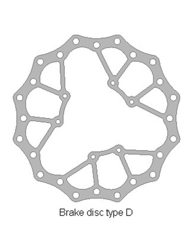 DELTA BRAKING TARCZA HAMULCOWA PRZÓD HONDA CRF 250 '15-21, CRF 450 '15-21, WAVE ULTRA LIGHT (260X101,2X4MM) (6X6,5MM) (NG1486)