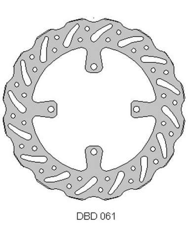 DELTA BRAKING TARCZA HAMULCOWA PRZÓD KAWASAKI KX 250 '15-21, KX 450 '15-21, WAVE (270X109,5X4MM) (4X9,5MM) (NG1151)