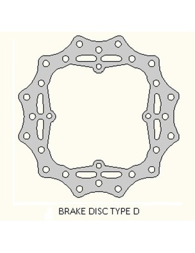 DELTA BRAKING TARCZA HAMULCOWA TYŁ HUSQVARNA TC 85 '14-20, KTM SX 85 '11-20, 250/350 FREERIDE '12-19, WAVE ULTRA LIGHT