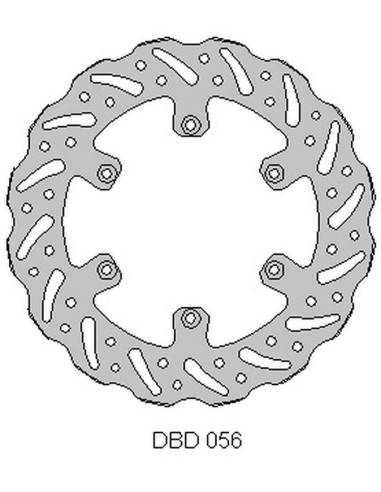 DELTA BRAKING TARCZA HAMULCOWA TYŁ BETA 2T/4T '13-21, WAVE (220X108,2X4MM) (6X6,5MM) (NG1294)