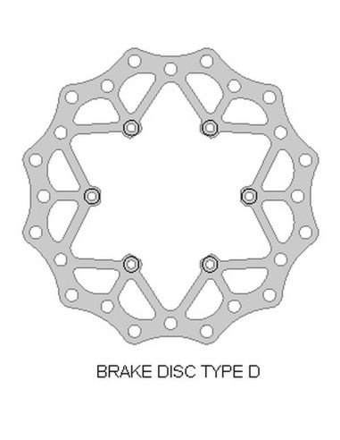 DELTA BRAKING TARCZA HAMULCOWA TYŁ BETA 2T/4T '13-21, WAVE ULTRA LIGHT (220X108,2X4MM) (6X6,5MM) (NG1294)