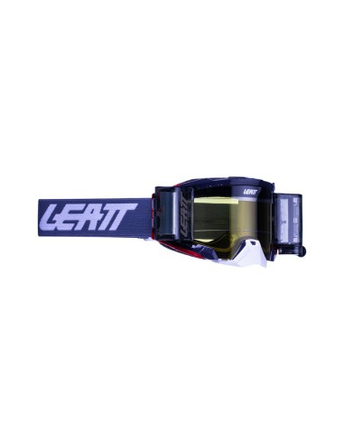 LEATT GOGLE VELOCITY 5.5 ROLL-OFF GOGGLE GRAPHENE YELLOW 70% - KOLOR SZARY SZYBKA DYMIONE LUSTRO ŻÓŁTA