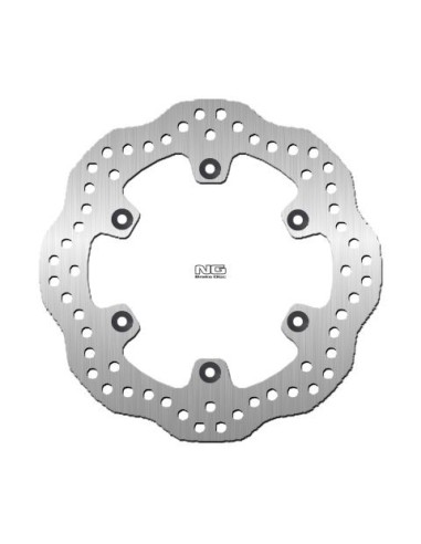 NG TARCZA HAMULCOWA TYŁ KAWASAKI KLR 650 '90-'07, KLE 500 '91-'07 (230X120X5MM) (6X10,5MM) WAVE