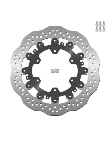 NG TARCZA HAMULCOWA PRZÓD BMW K1100LT/RS '89-00, R1100GS/R '93-94, R1100R/RT/RS '92-01 (305x118x5MM) (6X9,0MM) WAVE PŁYWAJĄCA