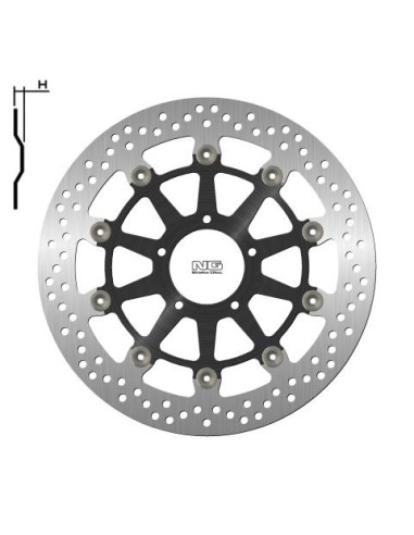 NG TARCZA HAMULCOWA PRZÓD DUCATI 848 '08-13, PANIGALE 959 '18-19, S4R 996 '07-09 (320X72X5MM) (5X8,5MM) PŁYWAJĄCA (ŚRODEK