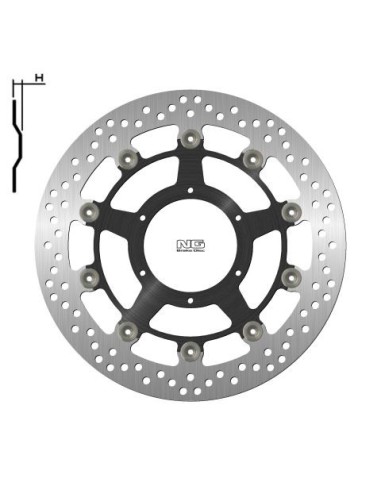 NG TARCZA HAMULCOWA PRZÓD HONDA CBR1000RR '08-09 (310X94X5MM) (6X6,5MM) PŁYWAJĄCA (ŚRODEK ALUMINIOWY)