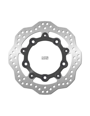 NG TARCZA HAMULCOWA TYŁ KTM DUKE 690 '08-19, DUKE 790 '18-20 (240X107,5X5MM) (5X8,5MM) WAVE PŁYWAJĄCA