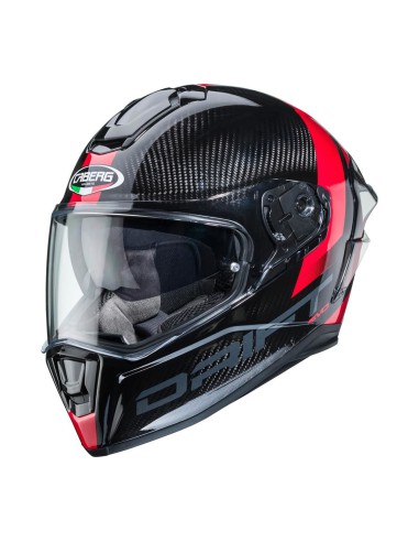 CABERG WYPRZEDAŻ KASK INTEGRALNY Z BLENDĄ MODEL DRIFT EVO CARBON SONIC (PINLOCK) KOLOR SZARY/CZERWONY ROZMIAR XS (PINLOCK W