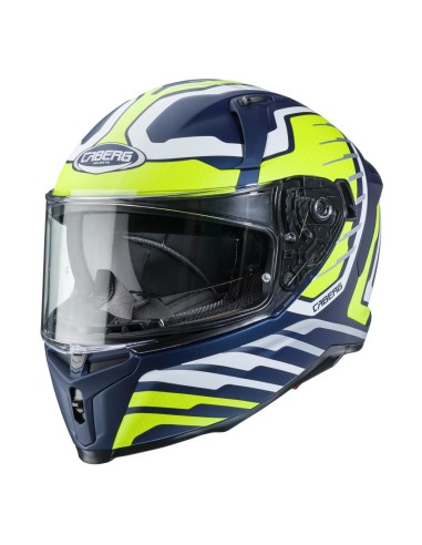 CABERG WYPRZEDAŻ KASK INTEGRALNY AVALON FORGE KOLOR NIEBIESKI/BIAŁY/ŻÓŁTY FLUO MAT ROZMIAR L