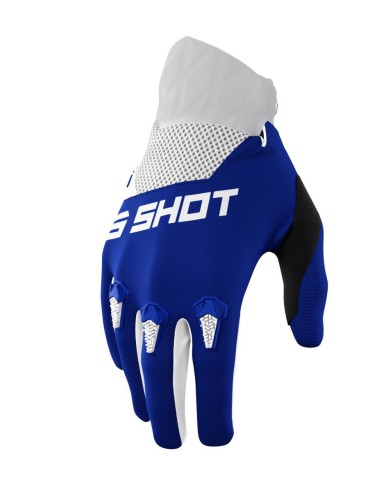 SHOT RACING WYPRZEDAŻ RĘKAWICE MOTO DEVO BLUE KOLOR NIEBIESKI/BIAŁY ROZMIAR 08