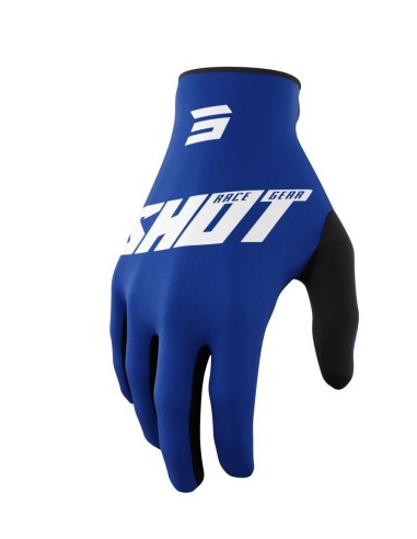 SHOT RACING WYPRZEDAŻ RĘKAWICE MOTO DEVO RAW BURST BLUE KOLOR NIEBIESKI/BIAŁY ROZMIAR 09