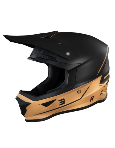 SHOT RACING WYPRZEDAŻ KASK MOTO FURIOUS RAW 3.0 BLACK BRONZE MATT KOLOR BRĄZOWY MAT/CZARNY ROZMIAR M