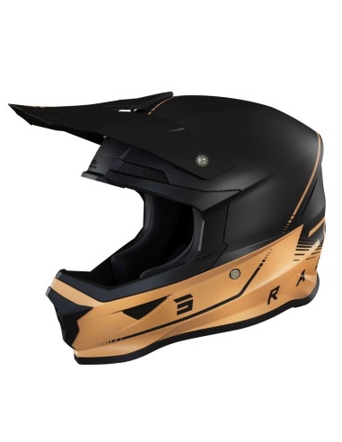 SHOT RACING WYPRZEDAŻ KASK MOTO FURIOUS RAW 3.0 BLACK BRONZE MATT KOLOR BRĄZOWY MAT/CZARNY ROZMIAR L