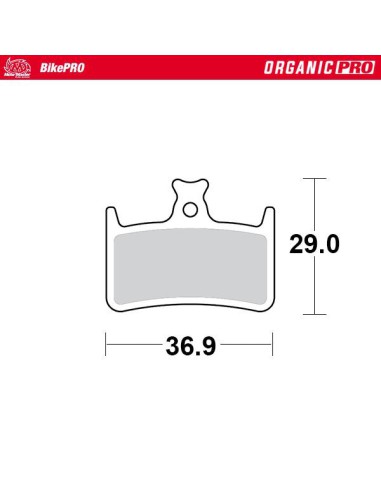 MOTO-MASTER WYPRZEDAŻ BIKE PRO KLOCKI HAMULCOWE ROWEROWE ORGANICZNE PRO PASUJE DO HOPE E4, M4, RX4