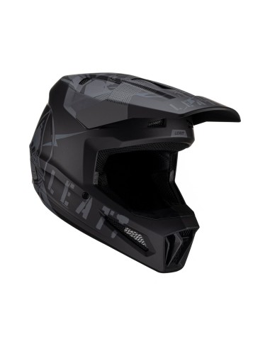 LEATT KASK MOTO 2.5 V23 HELMET STEALTH KOLOR CZARNY ROZMIAR M (57-58 cm)