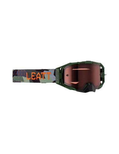 LEATT GOGLE VELOCITY 6.5 GOGGLE CACTUS ROSE UC 32% - KOLOR ZIELONY SZYBKA RÓŻOWE ZŁOTO