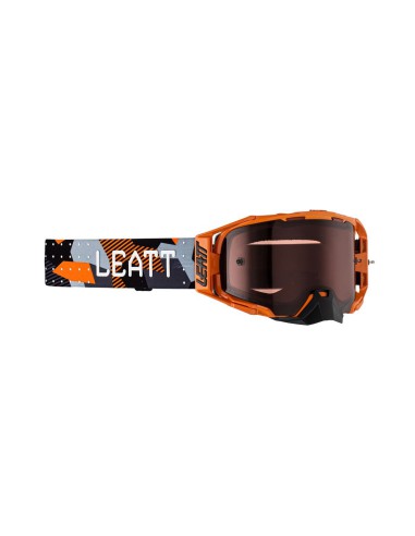 LEATT GOGLE VELOCITY 6.5 GOGGLE ORANGE ROSE UC 32% - KOLOR POMARAŃCZOWY/SZARY SZYBKA RÓŻOWE ZŁOTO