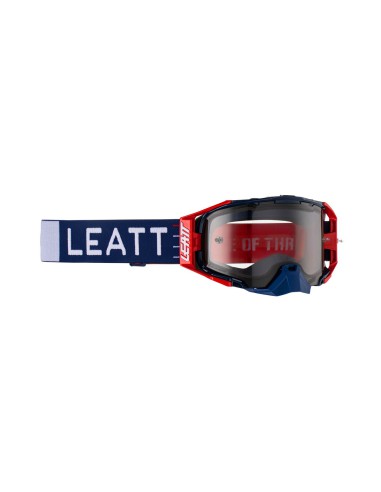 LEATT GOGLE VELOCITY 6.5 GOGGLE ROYAL LIGHT GREY 58% - KOLOR CZERWONY/GRANATOWY SZYBKA DYMIONE LUSTRO SZARA