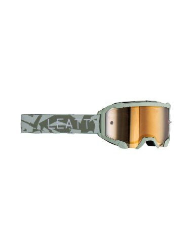 LEATT GOGLE VELOCITY 4.5 IRIZ GOGGLE CACTUS BRONZ UC 68% - KOLOR ZIELONY SZYBKA LUSTRZANA BRĄZOWA