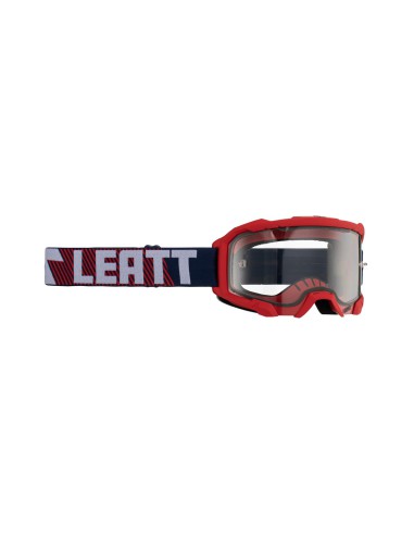 LEATT GOGLE VELOCITY 4.5 GOGGLE ROYAL CLEAR 83% - KOLOR CZARNY/CZERWONY SZYBKA PRZEŹROCZYSTA