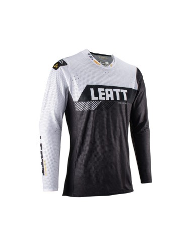 LEATT KOSZULKA MOTO 5.5 ULTRAWELD JERSEY GRAPHITE KOLOR BIAŁY/CZARNY ROZMIAR S