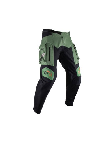 LEATT SPODNIE MOTO 4.5 HYDRADRI (WODOSZCZELNE) PANT CACTUS KOLOR CZARNY/ZIELONY ROZMIAR M