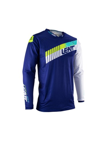 LEATT KOSZULKA MOTO 4.5 LITE JERSEY BLUE KOLOR GRANATOWY/BIAŁY ROZMIAR XL