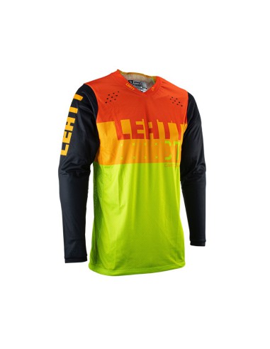 LEATT KOSZULKA MOTO 4.5 LITE JERSEY CITRUS KOLOR POMARAŃCZOWY/ŻÓŁTY FLUO/CZARNY ROZMIAR M