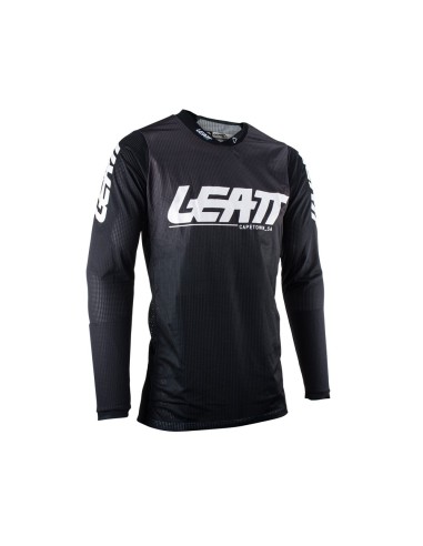 LEATT KOSZULKA MOTO 4.5 X-FLOW JERSEY BLACK KOLOR CZARNY ROZMIAR S