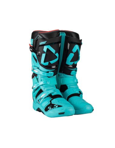 LEATT BUTY CROSS 5.5 FLEXLOCK BOOTS FUEL KOLOR NIEBIESKI/CZARNY ROZMIAR 42 / 26.5 cm