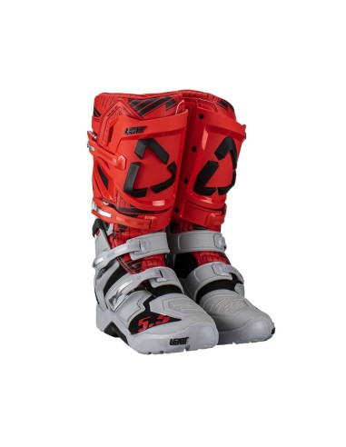 LEATT BUTY CROSS 5.5 FLEXLOCK ENDURO BOOTS JW22 KOLOR CZERWONY/SZARY ROZMIAR 40.5 / 25.5 cm