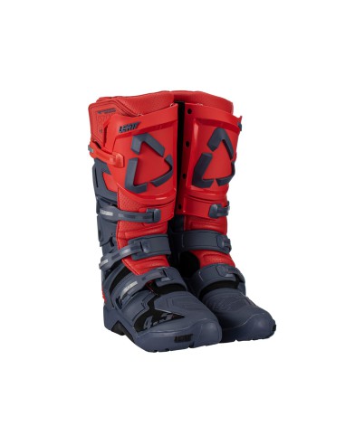 LEATT BUTY CROSS 4.5 ENDURO BOOTS RED KOLOR GRANATOWY/CZERWONY FLUO ROZMIAR 40.5 / 25.5 cm