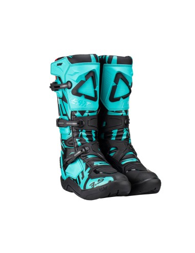 LEATT PROMOCJA BUTY CROSS 3.5 BOOTS FUEL KOLOR NIEBIESKI/CZARNY ROZMIAR 43 / 27.5 cm