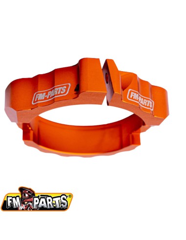 FM-PARTS WZMOCNIENIE WYLOTU WYDECHOWEGO (FLANSZA) KTM/HUSQVARNA '17-'24 KOLOR POMARAŃCZOWY