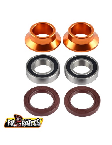 FM-PARTS ŁOŻYSKA KOŁA TYLNEGO Z USZCZELNIACZAMI I TULEJKAMI KTM / HUSQVARNA / GAS GAS '03-'23 (OŚKA 20MM)