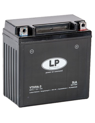 LANDPORT AKUMULATOR YTX9A-3 (MS LTX9A-3) (YB9L-A2/B) 12V 9AH (135X75X138MM) (120A) SLA BEZOBSŁUGOWY - ZALANY (6)